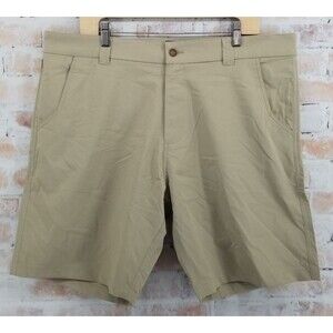 NWT Texas Standard Balcones Short Rawhide Brown Chino Men's XL 8" Inseam‎